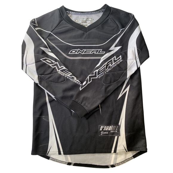 Kids Small ONeal MX Element Attack Motorcycle Jersey Padded Elbow Long Sleeve - Picture 5 of 5